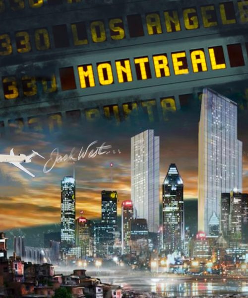 Live Wire of a Rock & Electro-Popster Jack West Laments Long-Distance Love with “Montreal”