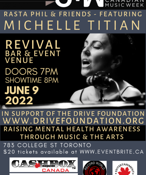Singer/Songwriter & Mental Health Advocate Michelle Titian to Showcase at CMW 2022 For “Drive”