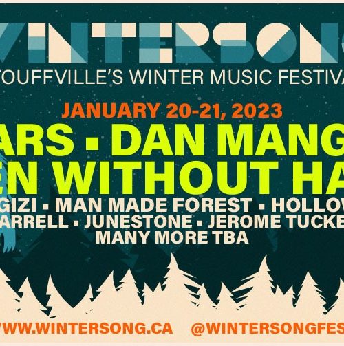 Wintersong Music Festival Announces 2023 Headliners: Stars, Dan Mangan& Men Without Hats