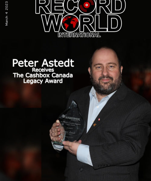 Peter Astedt  Receives The Cashbox Canada Legacy Award