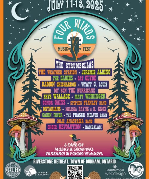 Four Winds Music Fest Is Almost Here: Celebrating Canadian Music and Community, July 11–13, 2025