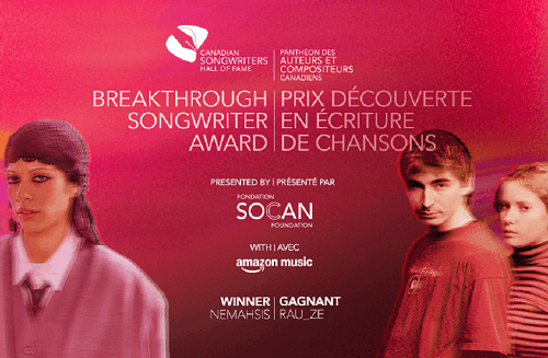 Nemahsis And Rau_Ze Named ﻿2025 Recipients Of The ﻿﻿Canadian Songwriters Hall Of Fame Breakthrough Songwriter Award