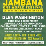 JAMBANA One World Festival Returns to Brampton on August 3 to Celebrate Emancipation Day Through Music, Culture and Community