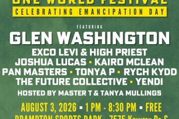JAMBANA One World Festival Returns to Brampton on August 3 to Celebrate Emancipation Day Through Music, Culture and Community
