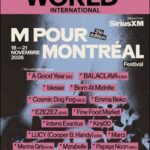 M FOR MONTREAL M POUR MONTREAL 2026: A FIRST WAVE OF ARTISTS UNVEILED