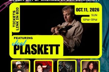 Joel Plaskett To Headline London’s Inaugural Warm & Fuzzy Fest October 11 In Support Of Humane Society London & Middlesex